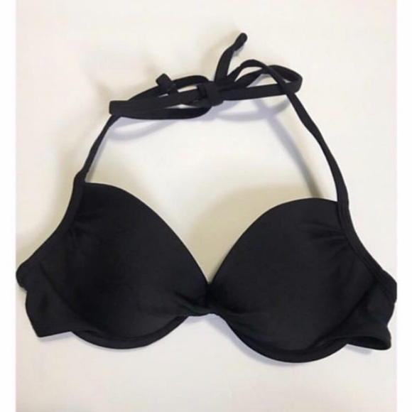 Black push-up bikini top. - Picture 1 of 3